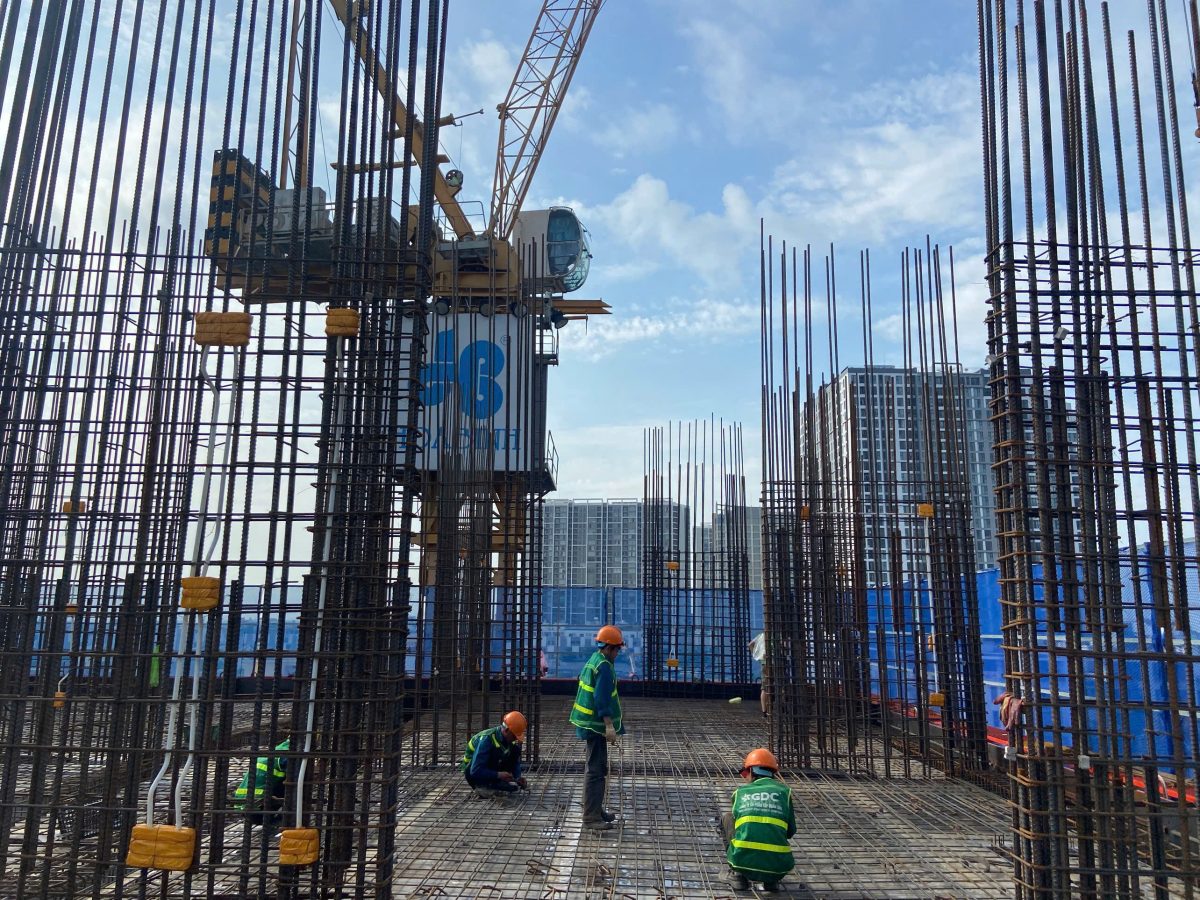 Hình ảnh thi công thực tế Rose Residence Hải Phòng tháng 7 năm 2026 - ảnh 2